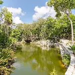 Departamento 5, Country Home, Con Muelle De Pesca, Club De Playa, Alberca, Cenote Y Campo De Golf, Contrata Day Pass Bahia Principe Apartment Tulum