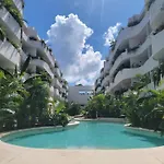 Estudio nuevo en Tulum 5 minutos de la playa con alberca y Gym