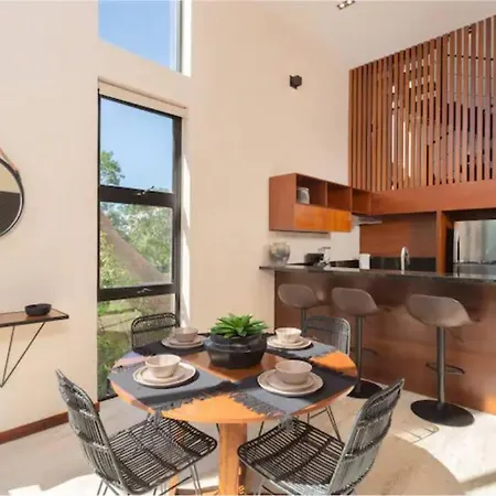 Jungle Penthouse With *private Plunge Pool*/aldea Zama Apartment