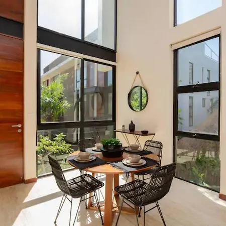 Jungle Penthouse With *private Plunge Pool*/aldea Zama Apartment