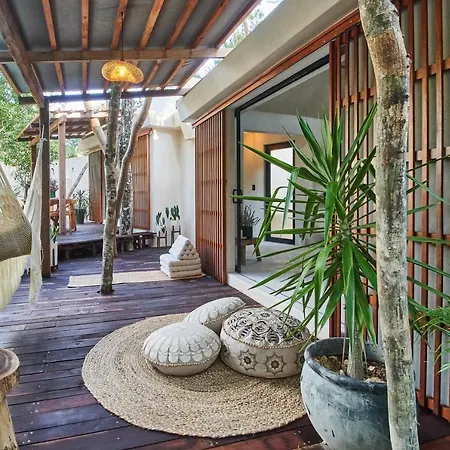 Exclusive & Private In With An Authentic Design, Private Patio, Swimming Pool & Hammocks * Tulum