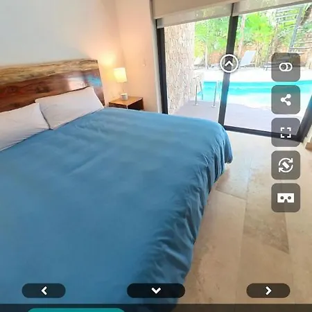 Apartment Luxury Aldea Zama 2bed - 2bat Private Terrace & Swim Up Tulum
