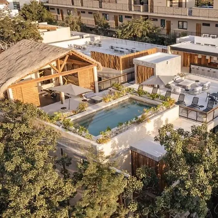 Aldea Zama 2br/private Plunge Pool/balcony/rooftop Apartment