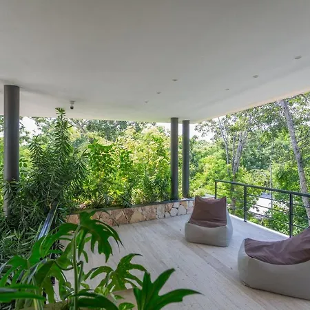 Exclusive And Stunning 3 Bd Jungle View Flat In Apartment Tulum