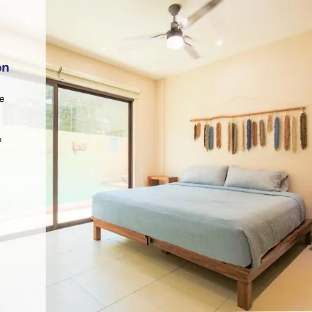 Hostpal Departamento En Para 4 Personas * Tulum