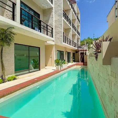 Hostpal Departamento En Para 4 Personas * Tulum