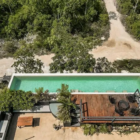 Bliss: Rooftop Pool & View Apartment Tulum