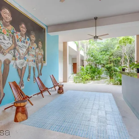 Pool & Rooftop With View To The Jungle In - Palalma Apartment Tulum