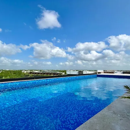 Rooftop Oasis: Urban Retreat With Infinity Pool & Private Terrace Apartment