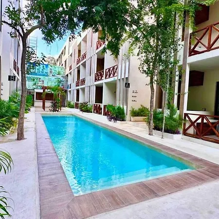 Oasis De Madera En Con Jacuzzi En El Techo Apartment Tulum