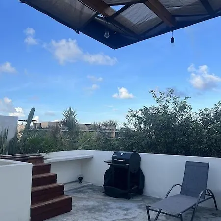 Luxury Zen Like 2 Story 3room With Rooftop Deck Pool Tulum