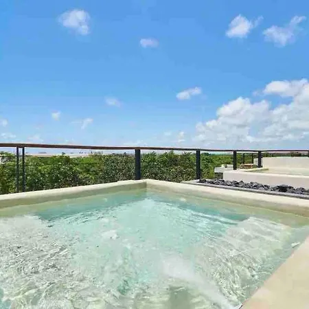 Apartment Lujoso 3 Hab/3 Banos Alberca Privada Aldea Zama