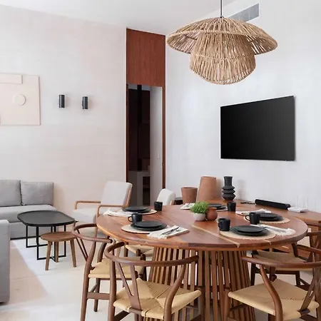 Apartment Lujoso 3 Hab/3 Banos Alberca Privada Aldea Zama *