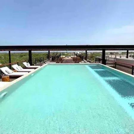 Apartment Lujoso 3 Hab/3 Banos Alberca Privada Aldea Zama