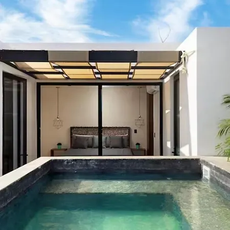 Rooftop W/private Pool. Close To Beach/town. 60mb * Tulum