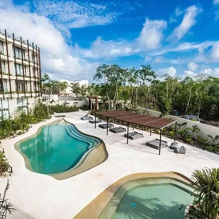 Apartment Warm Loft With Incredible Garden View 014 By Sandy Powerful Tulum