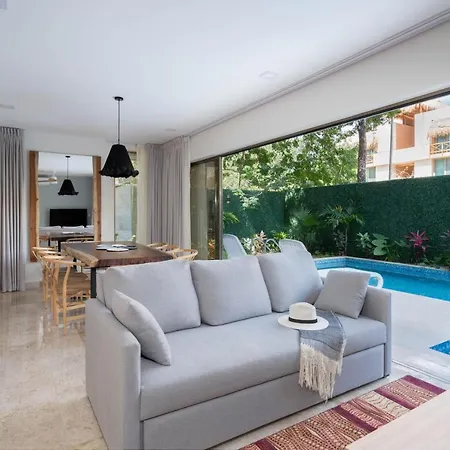 Luxury Apt/aldea Zama/pool View 50mbps Internet Tulum