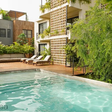 Spacious And Comfortable Apt. With Pool In * Tulum