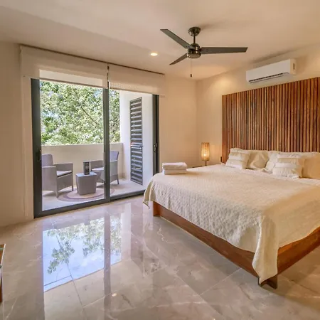 Apartment Enchanting In Aldea Zama, Private Terrace With Plunge Pool, Shared Swimming Pool *