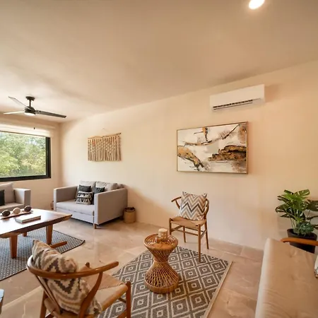 Enchanting In Aldea Zama, Private Terrace With Plunge Pool, Shared Swimming Pool Apartment *