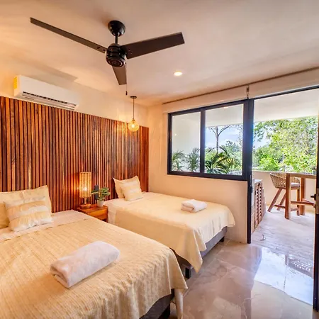 Enchanting In Aldea Zama, Private Terrace With Plunge Pool, Shared Swimming Pool