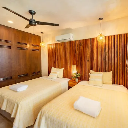 Enchanting In Aldea Zama, Private Terrace With Plunge Pool, Shared Swimming Pool *