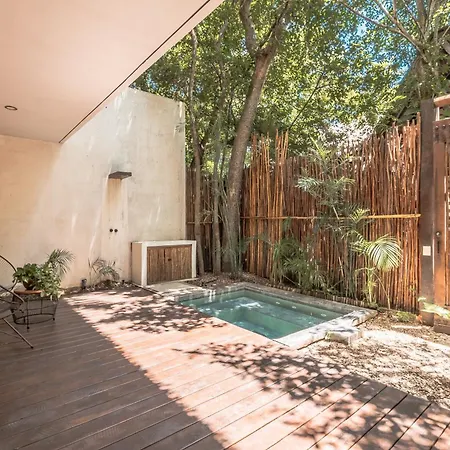 Apartment Monet - Free Pass & Bikes & Private Pool & 24hrs Security Tulum