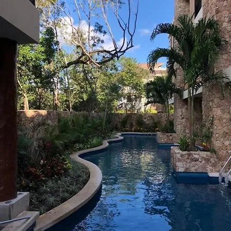 Luxury Aldea Zama 2bed - 2bat Private Terrace & Swim Up * Tulum