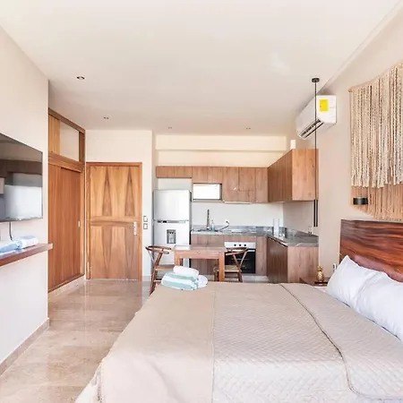 Estudio Con Cocina, Cenote, Spa, Temazcal, Zona De Yoga, Piscina Y Jacuzzi *