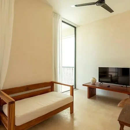 Amazing Studio With Bathtub & Rooftop Apartment Tulum