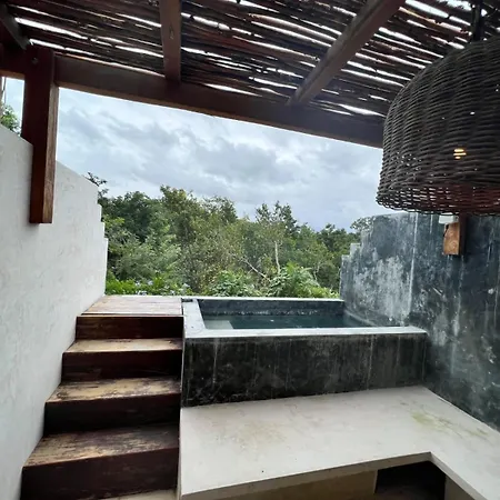 Atenea House With Premium Location In La Veleta With Private Terrace, Plunge Pool & Grill * Tulum