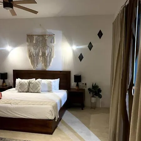 Villa Magical El Cenote Boho 6 People Private Pool *
