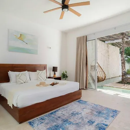 Magical El Cenote Boho 6 People Private Pool *