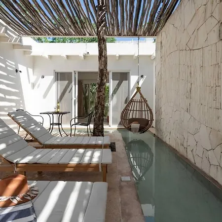 Magical El Cenote Boho 6 People Private Pool * Tulum