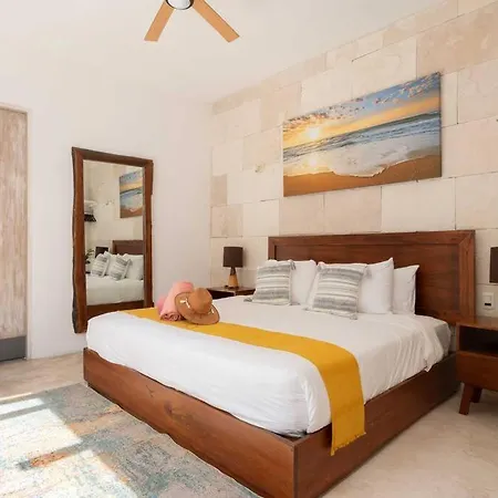 Magical El Cenote Boho 6 People Private Pool Villa