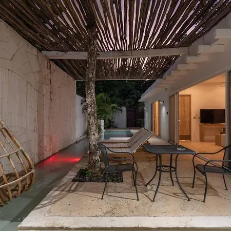 Magical El Cenote Boho 6 People Private Pool * Tulum