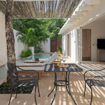 Magical El Cenote Boho 6 People Private Pool Villa