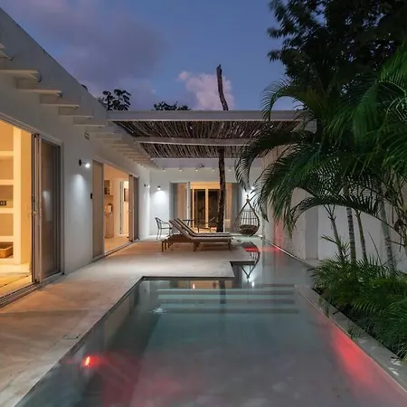 Magical El Cenote Boho 6 People Private Pool