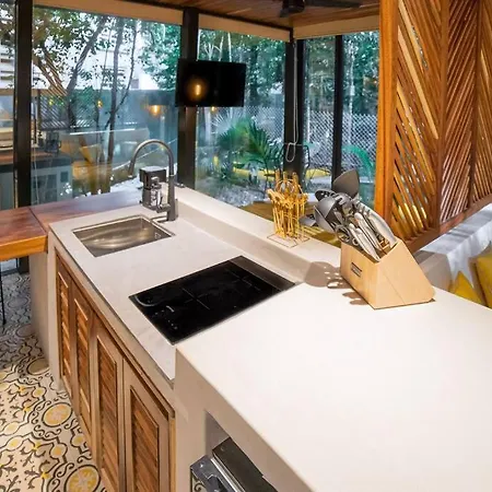 Bright Eco-friendly Studio In Apartment Tulum