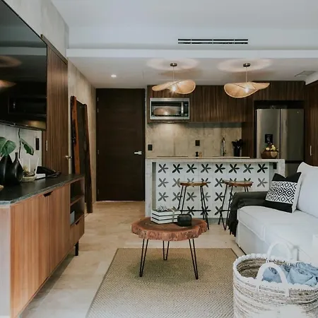 Luxury On Cenote Near Centro Of Apartment *