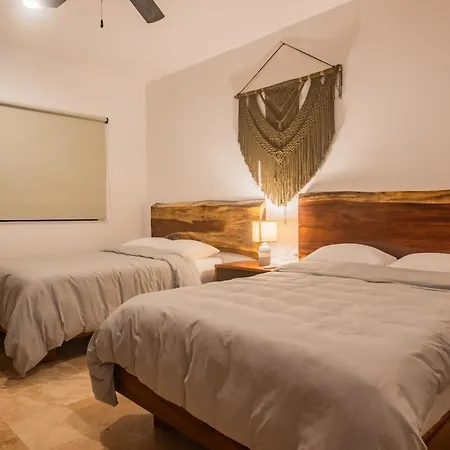 Luxury Aldea Zama 2bed - 2bat Private Terrace & Swim Up Apartment *