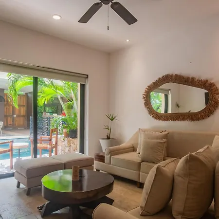 Luxury Aldea Zama 2bed - 2bat Private Terrace & Swim Up Apartment Tulum
