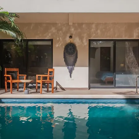 Apartment Luxury Aldea Zama 2bed - 2bat Private Terrace & Swim Up Tulum