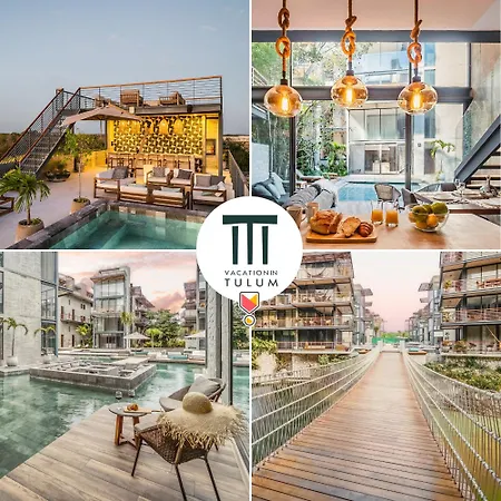 2 Apts In Swim Up Bay With Cenote, Gym, Beach Club Apartment *