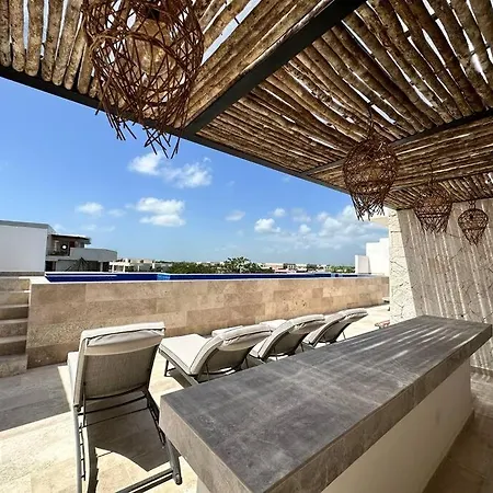 Moderno Apartamento 1 Dormitorio Aldea Zama, Apartment Tulum