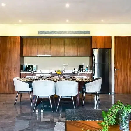 Apartment Moderno Y Amplio En Mystiq Con Terraza Y Vista A Alberca Tulum