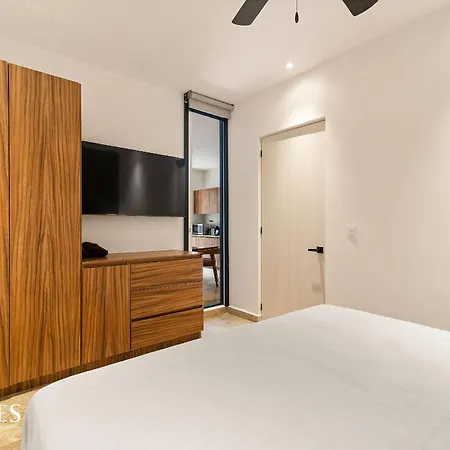 1 Rec. C/piscina Privada | Centrico | Gym Apartment Tulum