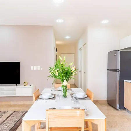 Bright And Modern Apt Aldea Zama Apartment *