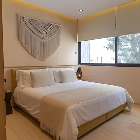 Full With Private Pool, Roof Garden, Bbq, Wifi, 2 Beds Apartment Tulum