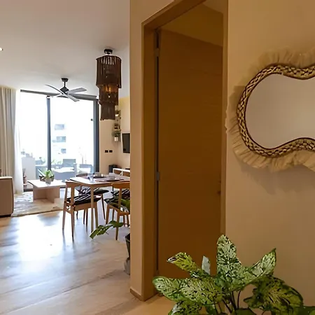 Apartment Full With Private Pool, Roof Garden, Bbq, Wifi, 2 Beds Tulum